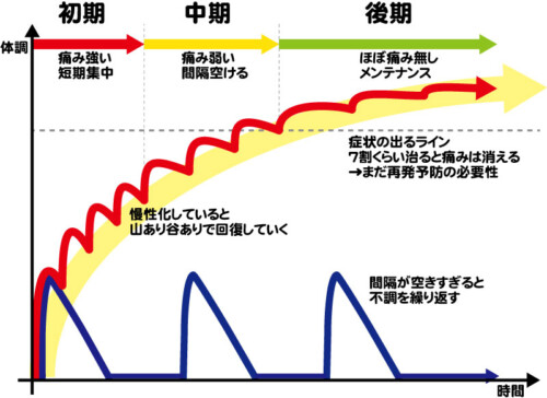 通院頻度の目安
